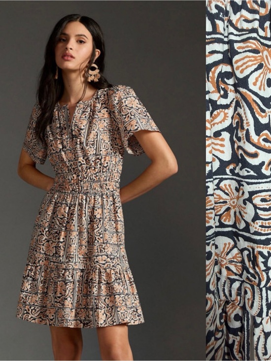 Anthropologie Dresses & Skirts - Anthropologie Somerset Mini Dress in Washed Black Multi